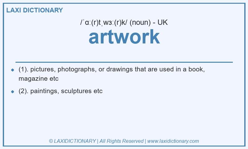 Definition artwork in British English