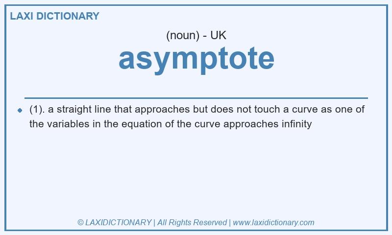 Definition asymptote in British English