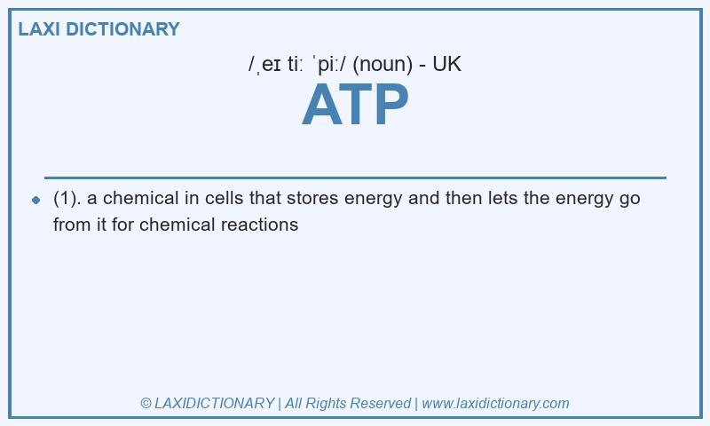 Definition ATP in British English