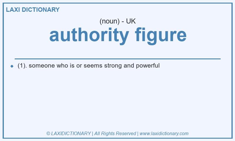 Definition authority figure in British English