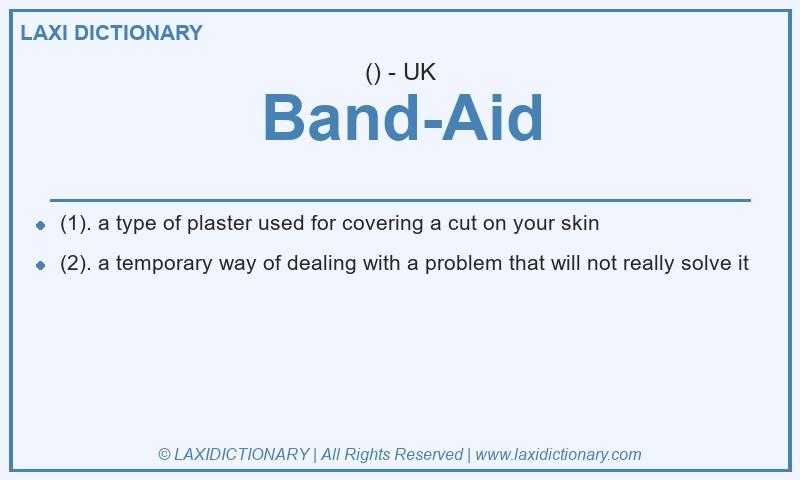 Definition Band-Aid in British English