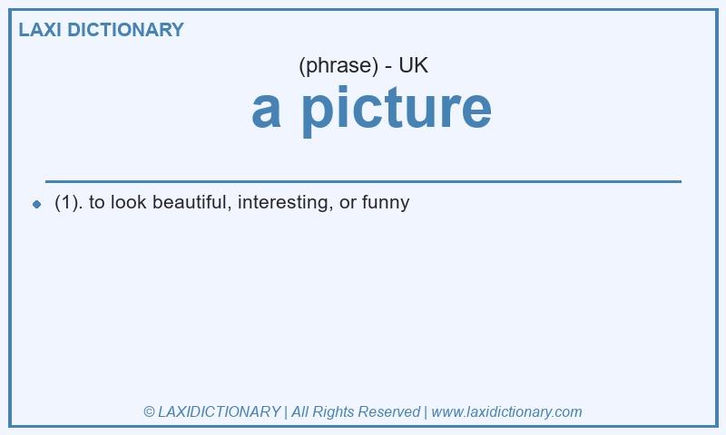 Definition  a picture in British English
