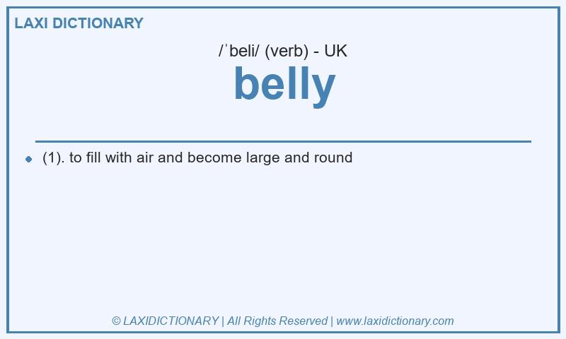 Definition belly in British English