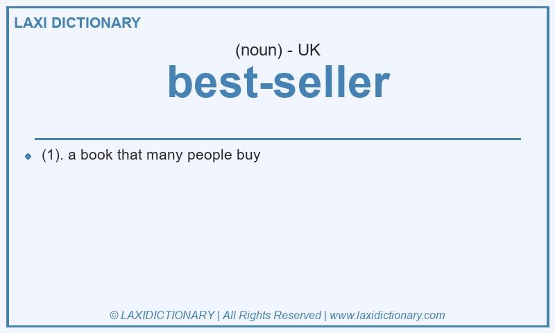 Definition best-seller in British English