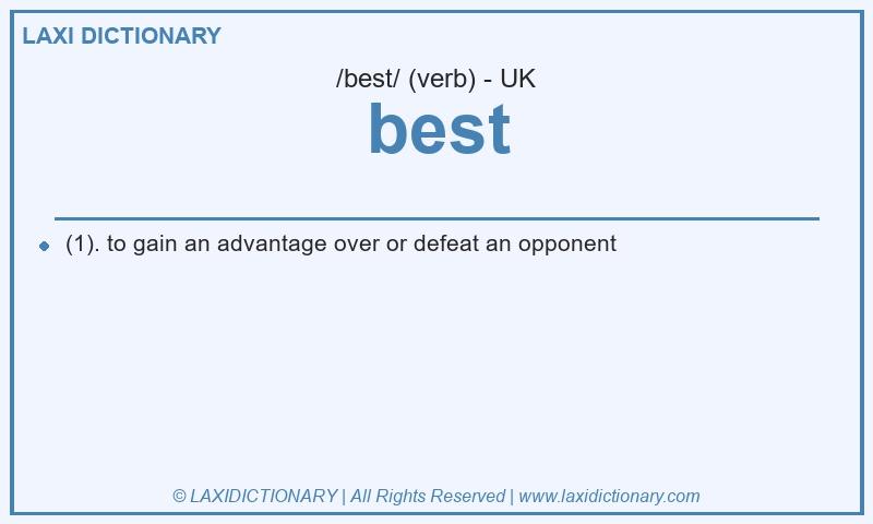 Definition best in British English
