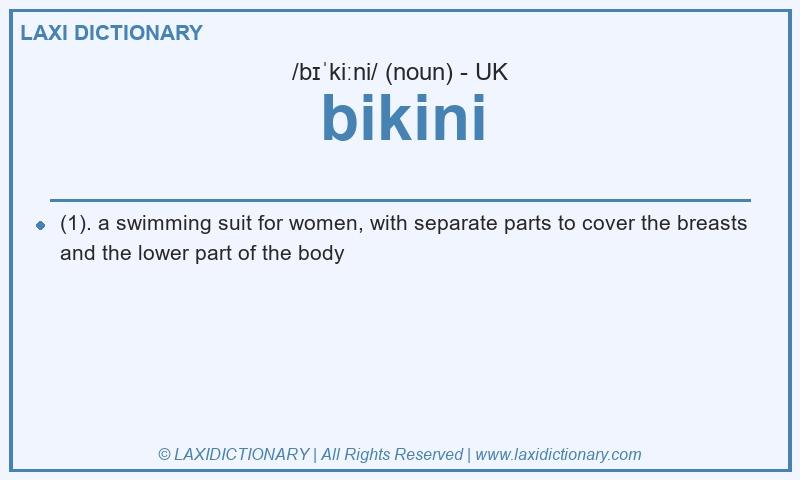Definition bikini in British English