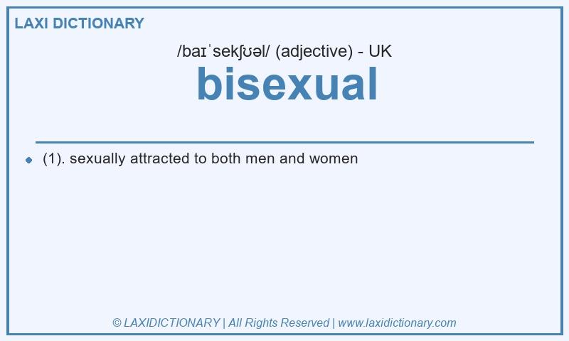 Definition bisexual in British English