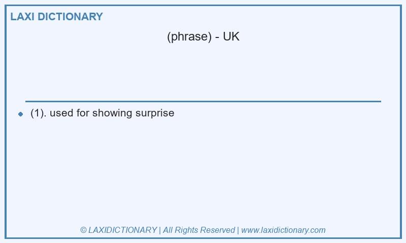 Definition  in British English