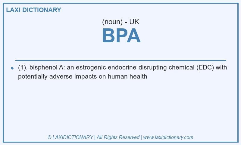 Definition BPA in British English