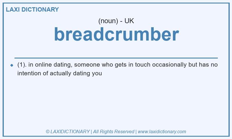 Definition breadcrumber in British English