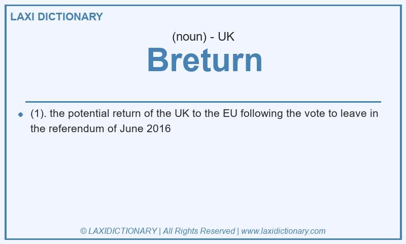Definition Breturn in British English