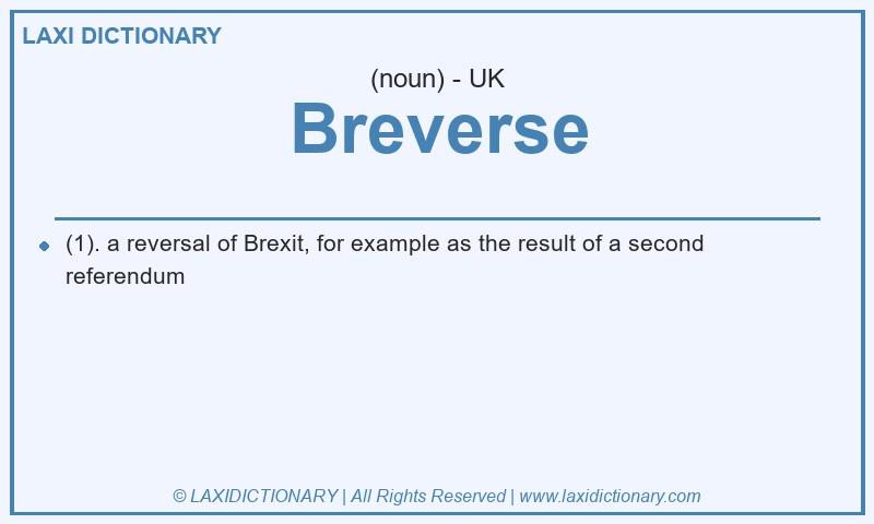 Definition Breverse in British English