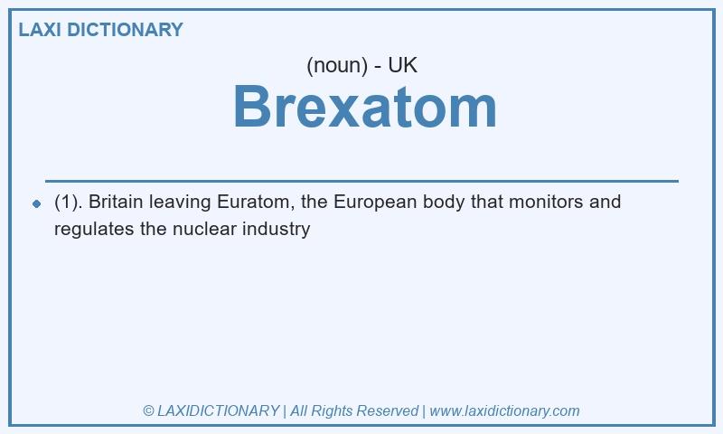 Definition Brexatom in British English