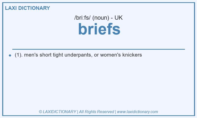 Definition briefs in British English