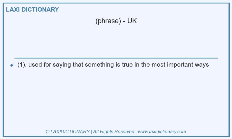Definition in British English