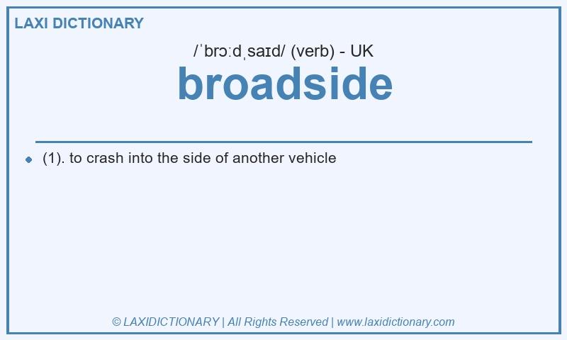 Definition broadside in British English