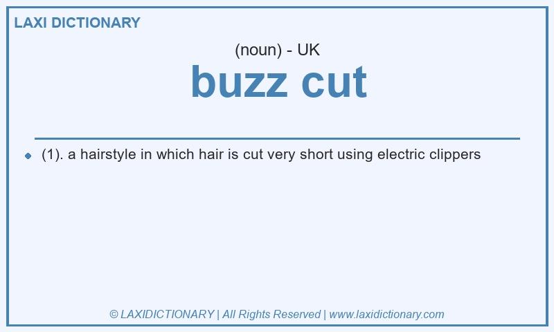 Definition buzz cut in British English