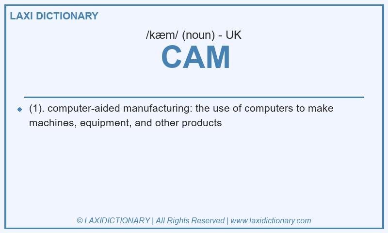 Definition CAM in British English