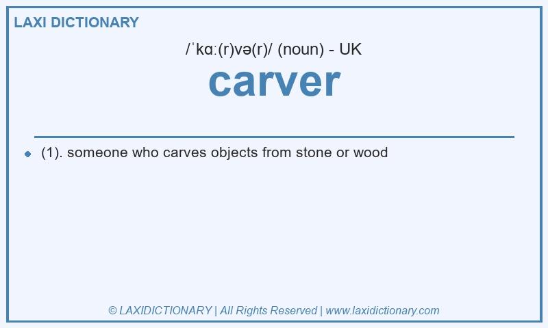 Definition carver in British English