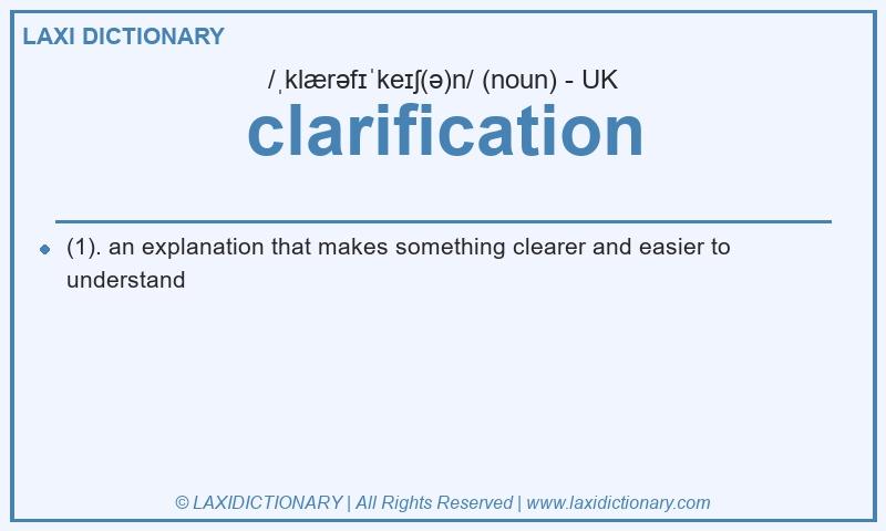 Definition clarification in British English