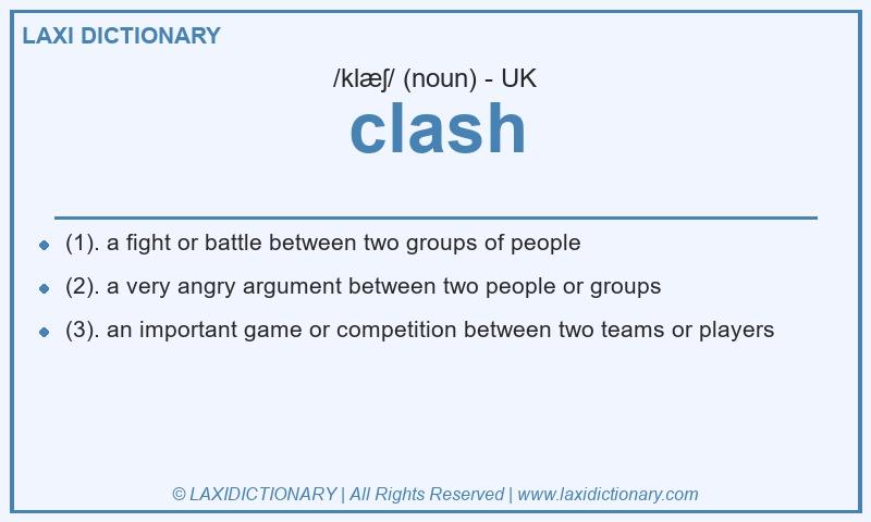 Definition clash in British English