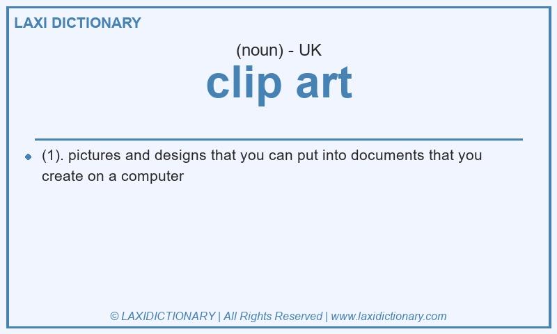 Definition clip art in British English