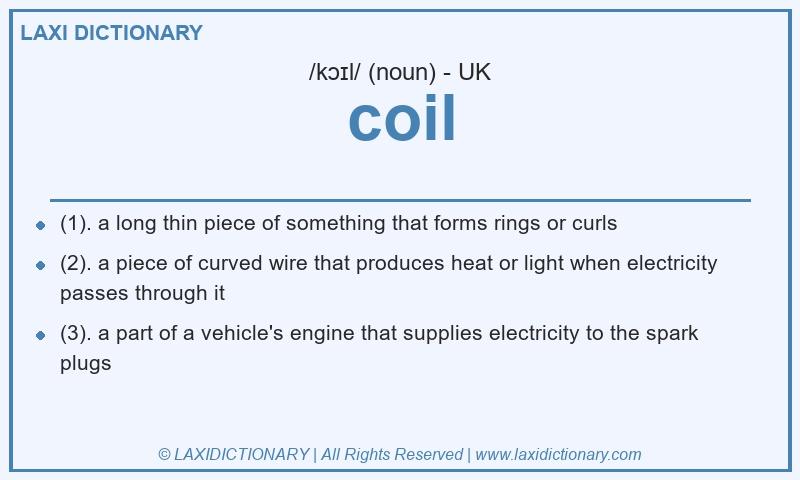 Definition coil in British English