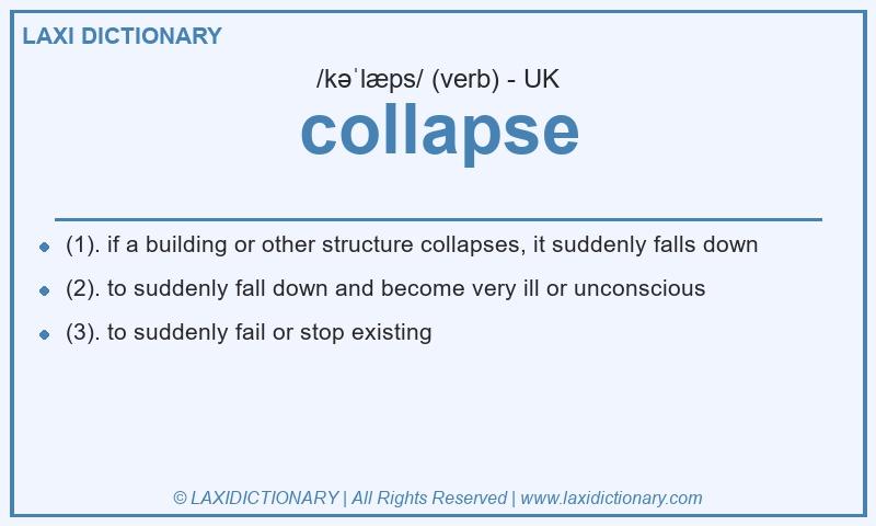 Definition collapse in British English
