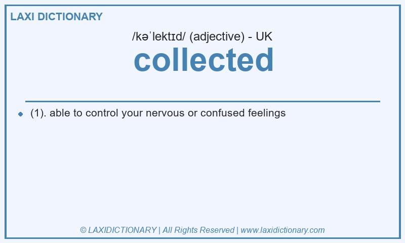 Definition collected in British English