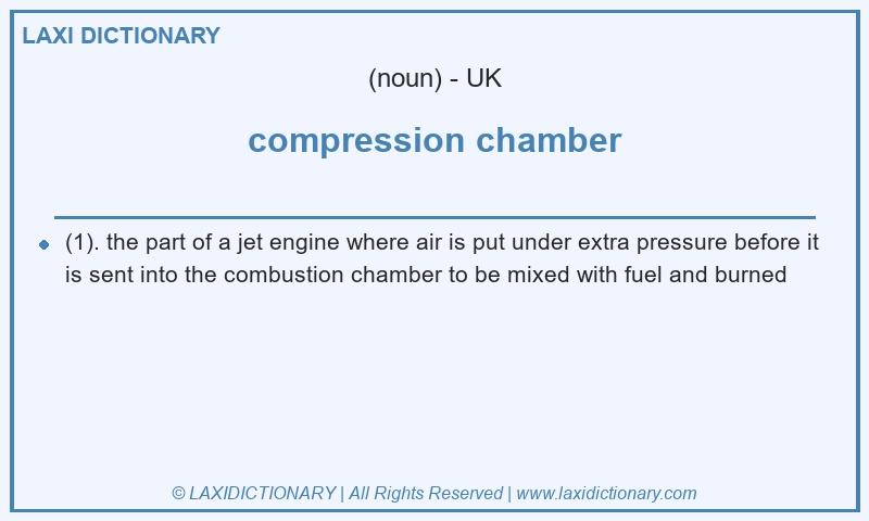 Definition compression chamber in British English