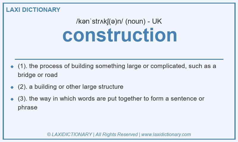 Definition construction in British English