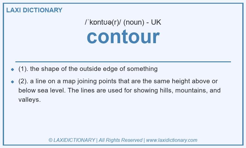 Definition contour in British English