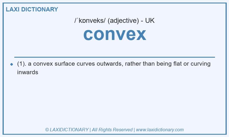Definition convex in British English