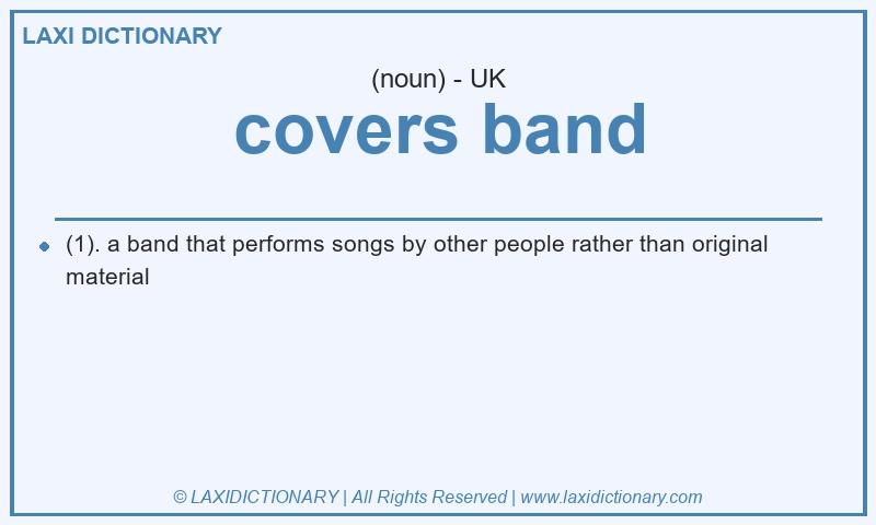 Definition covers band in British English