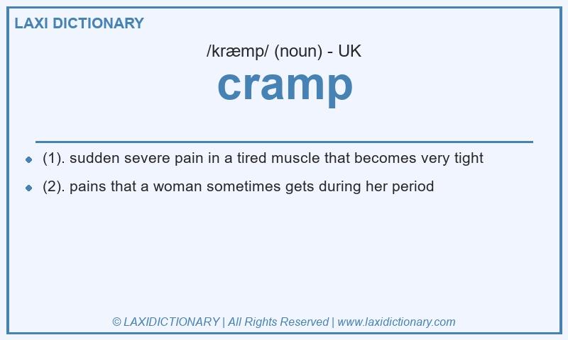 Definition cramp in British English