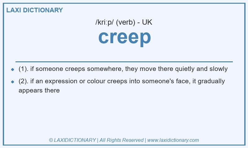 Definition creep in British English