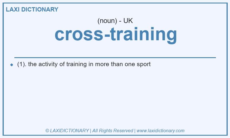Definition cross-training in British English