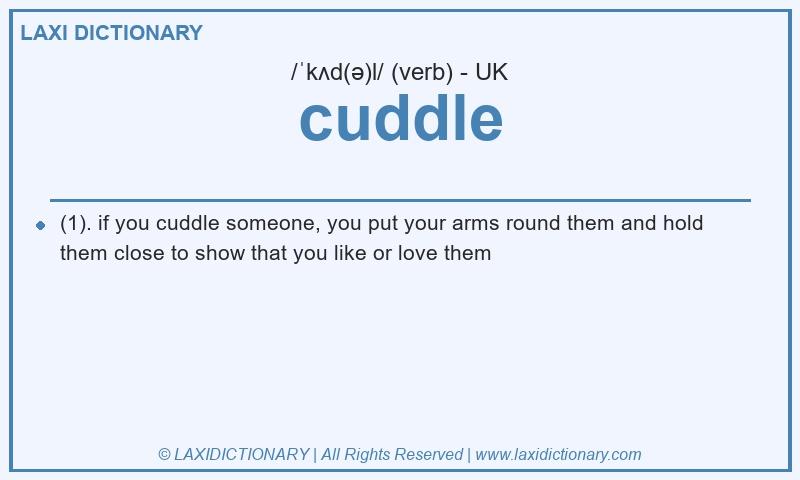 Definition cuddle in British English