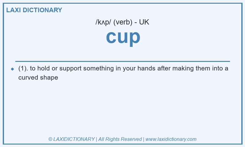 Definition cup in British English