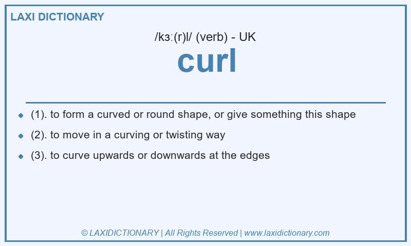 Definition curl in British English