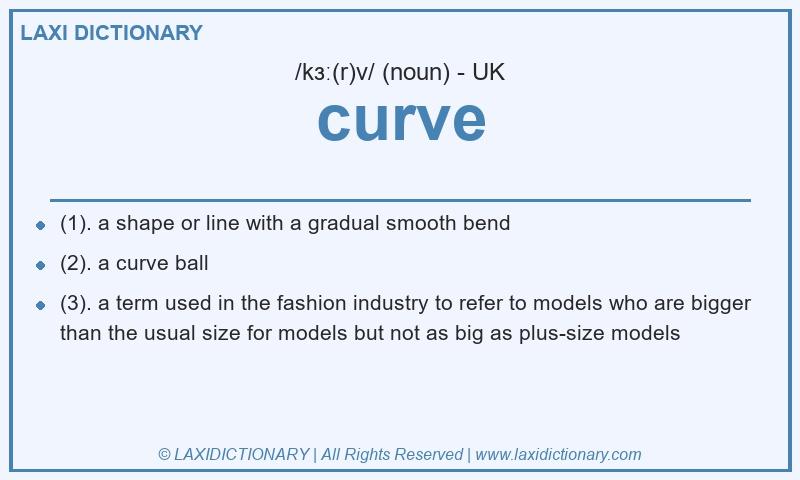 Definition curve in British English