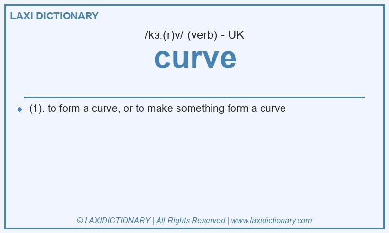 Definition curve in British English