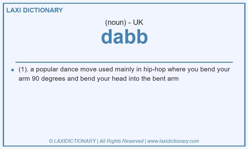 Definition dabb in British English