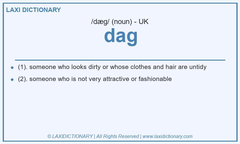 Definition dag in British English