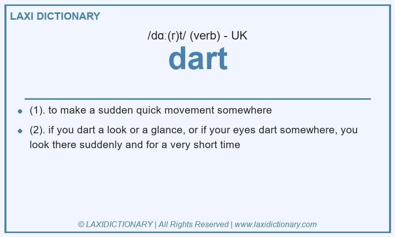 Definition dart in British English