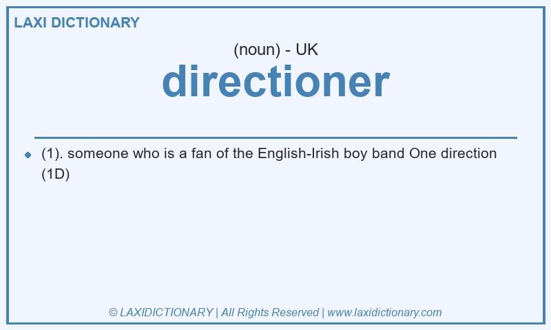 Definition directioner in British English
