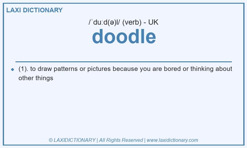 Definition doodle in British English