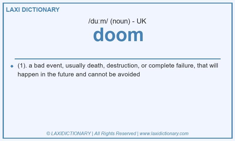 Definition doom in British English