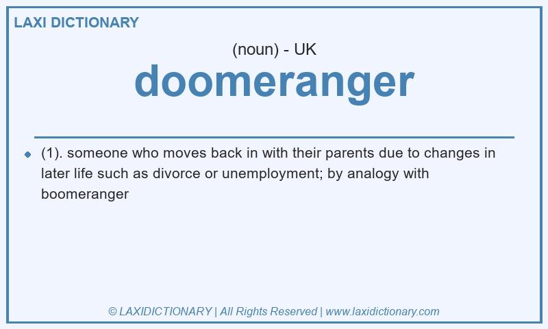 Definition doomeranger in British English