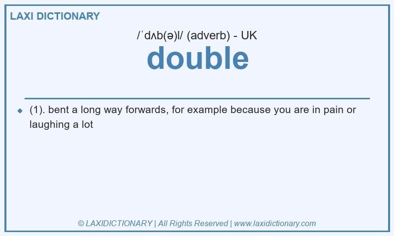 Definition double in British English